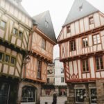 Old town of Vannes in Brittany, France